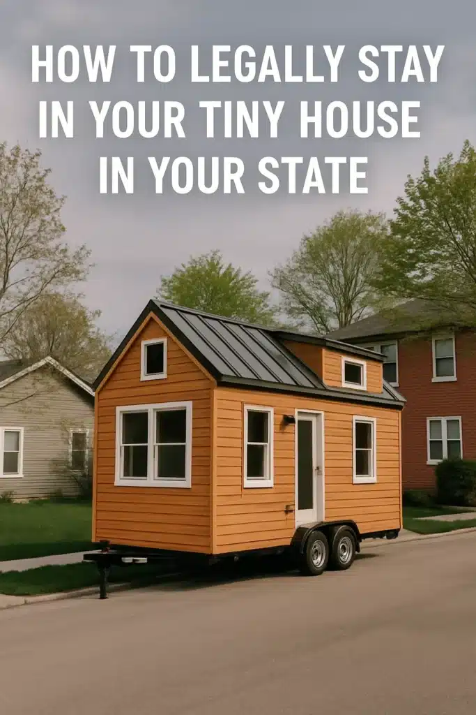 How to Legally Stay in Your Tiny House in Your State