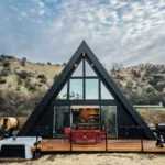 Wake Up to Breath taking Mountain Views at This Stunning A-Frame Cabin in Three Rivers, California