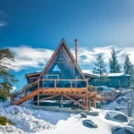 A-Frame Cabin Getaway with Hot Tub & Mountain Views in Arrow bear Lake, California