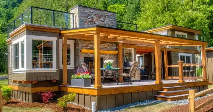 A Tiny Home That Feels Like a Work of Art — Meet the Fairhaven at Wildwood Lakefront Cottages