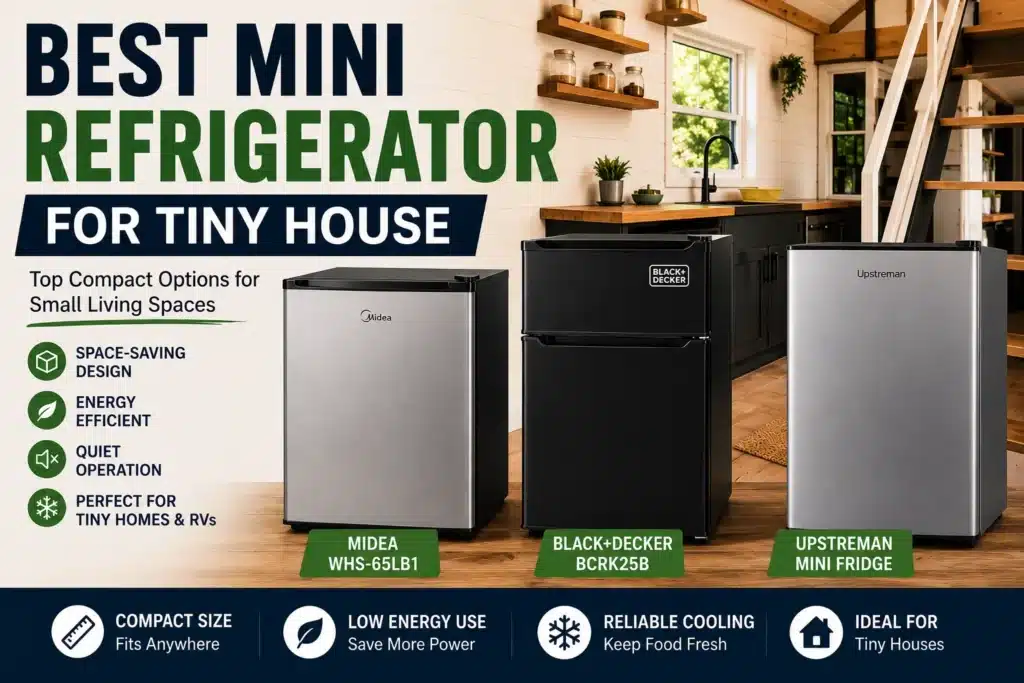Best Mini Refrigerator for Tiny House: Top Compact Options for Small Living Spaces