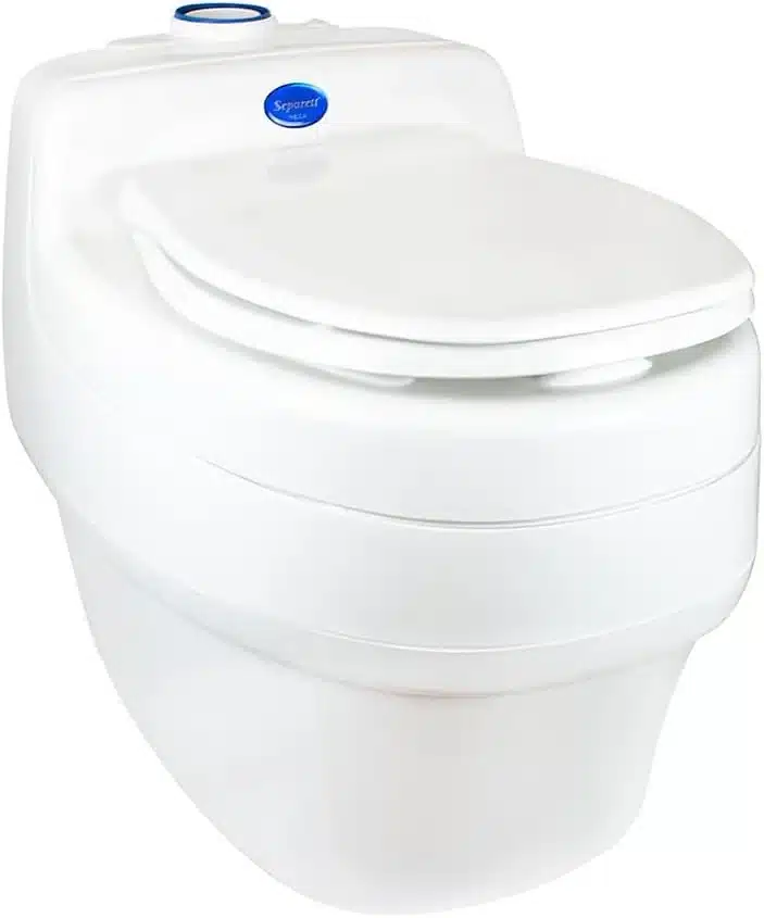 Separett Villa composting toilet for tiny house off-grid living