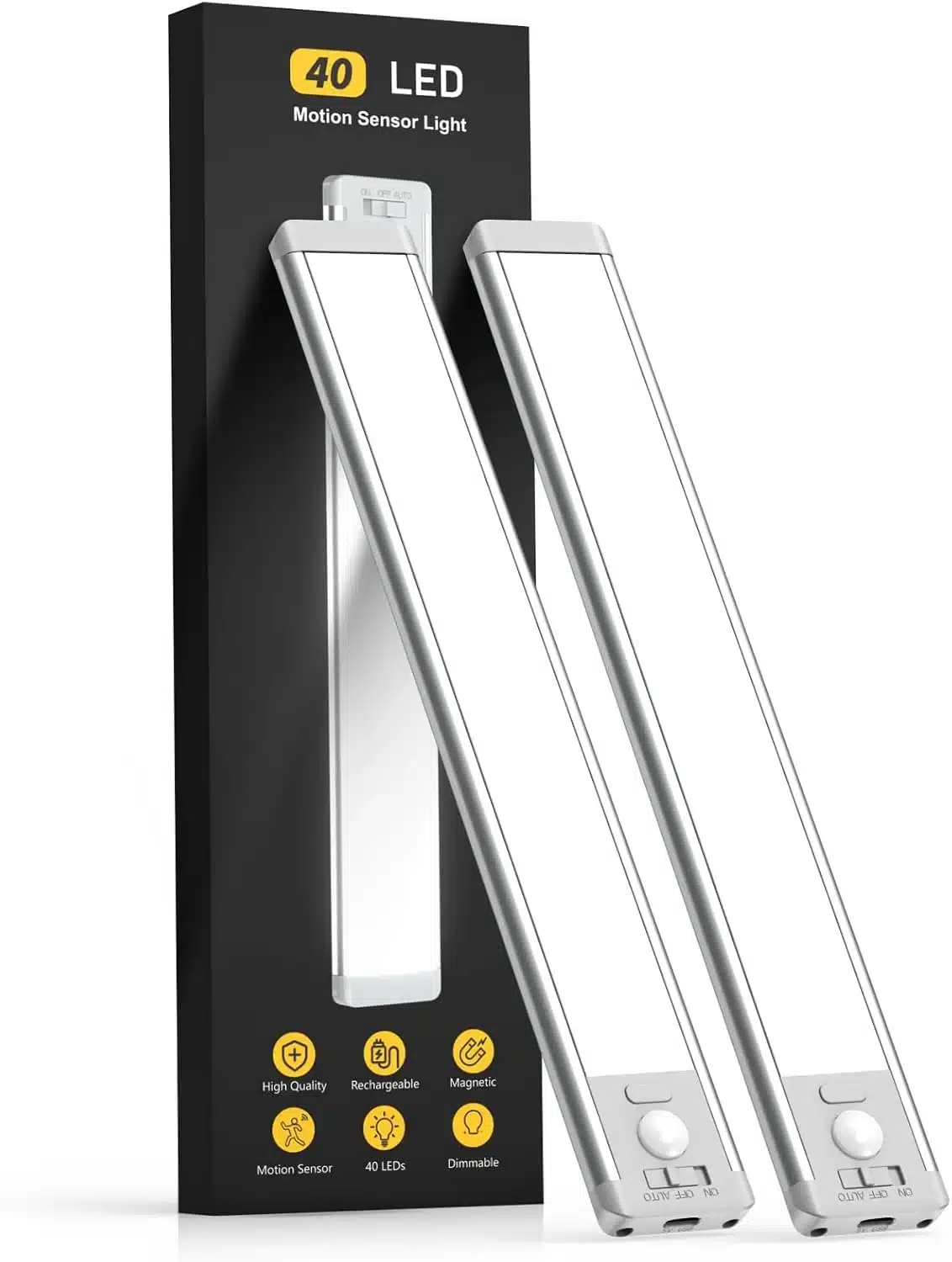 Motion sensor LED lights for tiny house closets and hallways