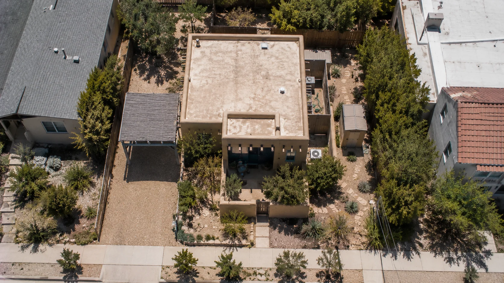 400-square-foot tiny house footprint in New Mexico