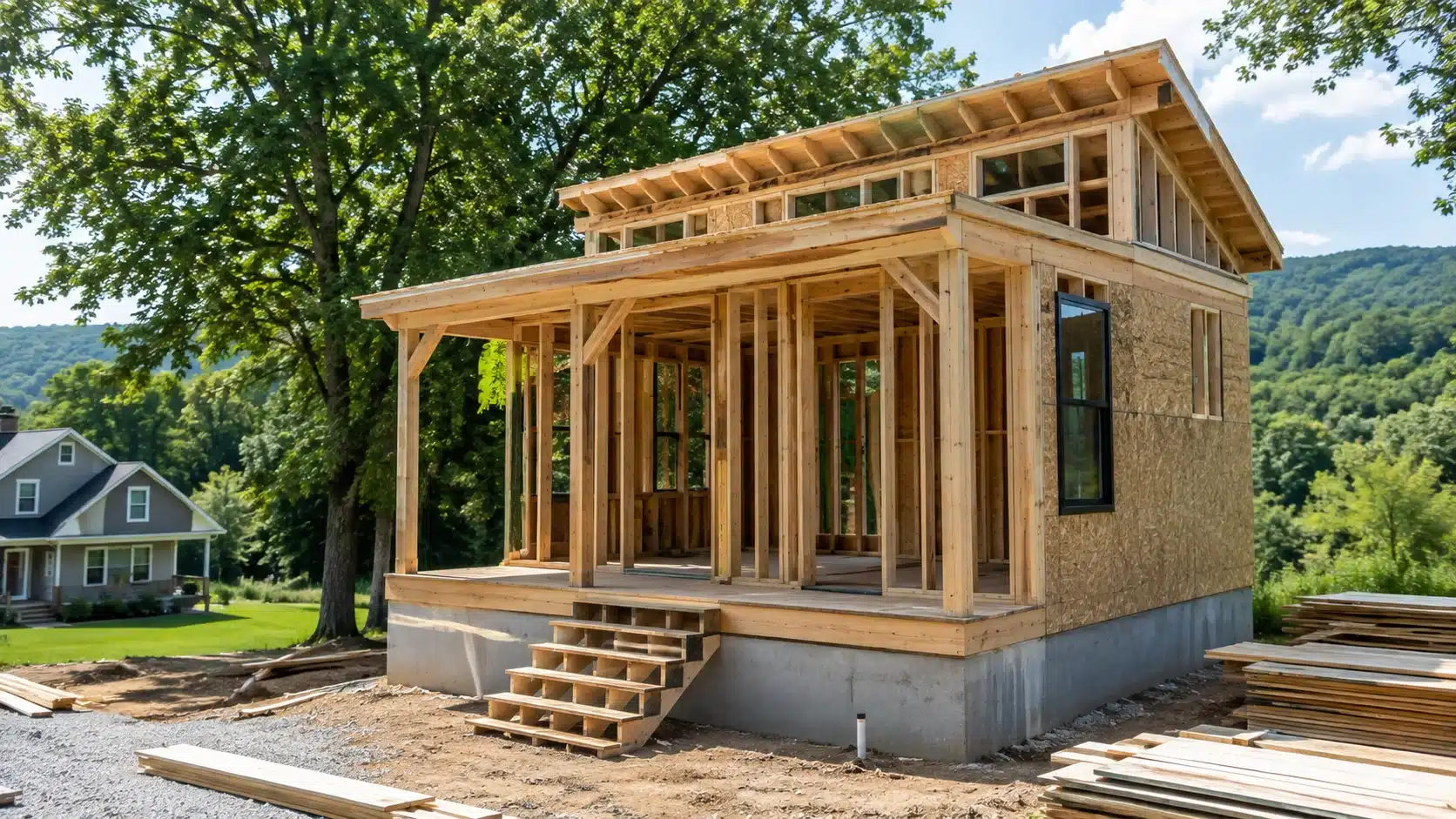 Tiny house construction in Tennessee