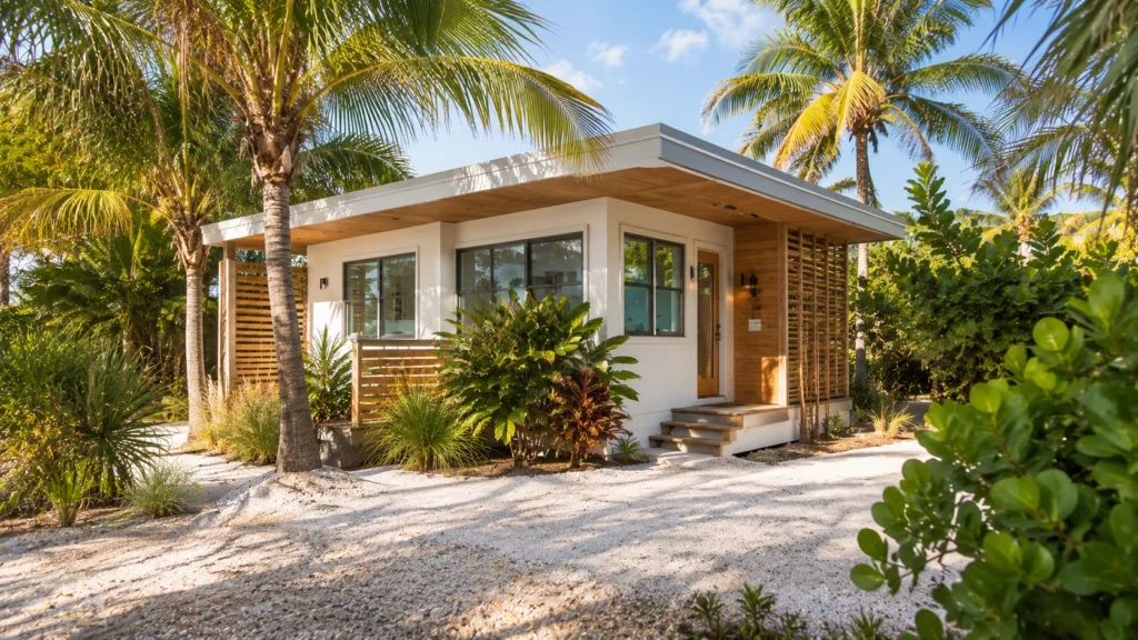 Modern tiny house in coastal Florida