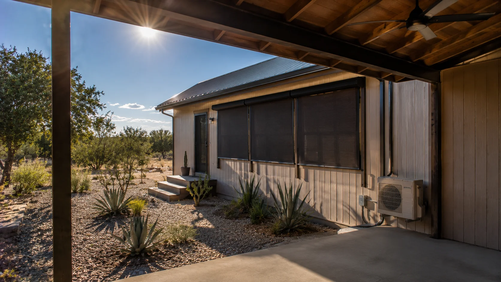Texas tiny house designed for hot summer weather