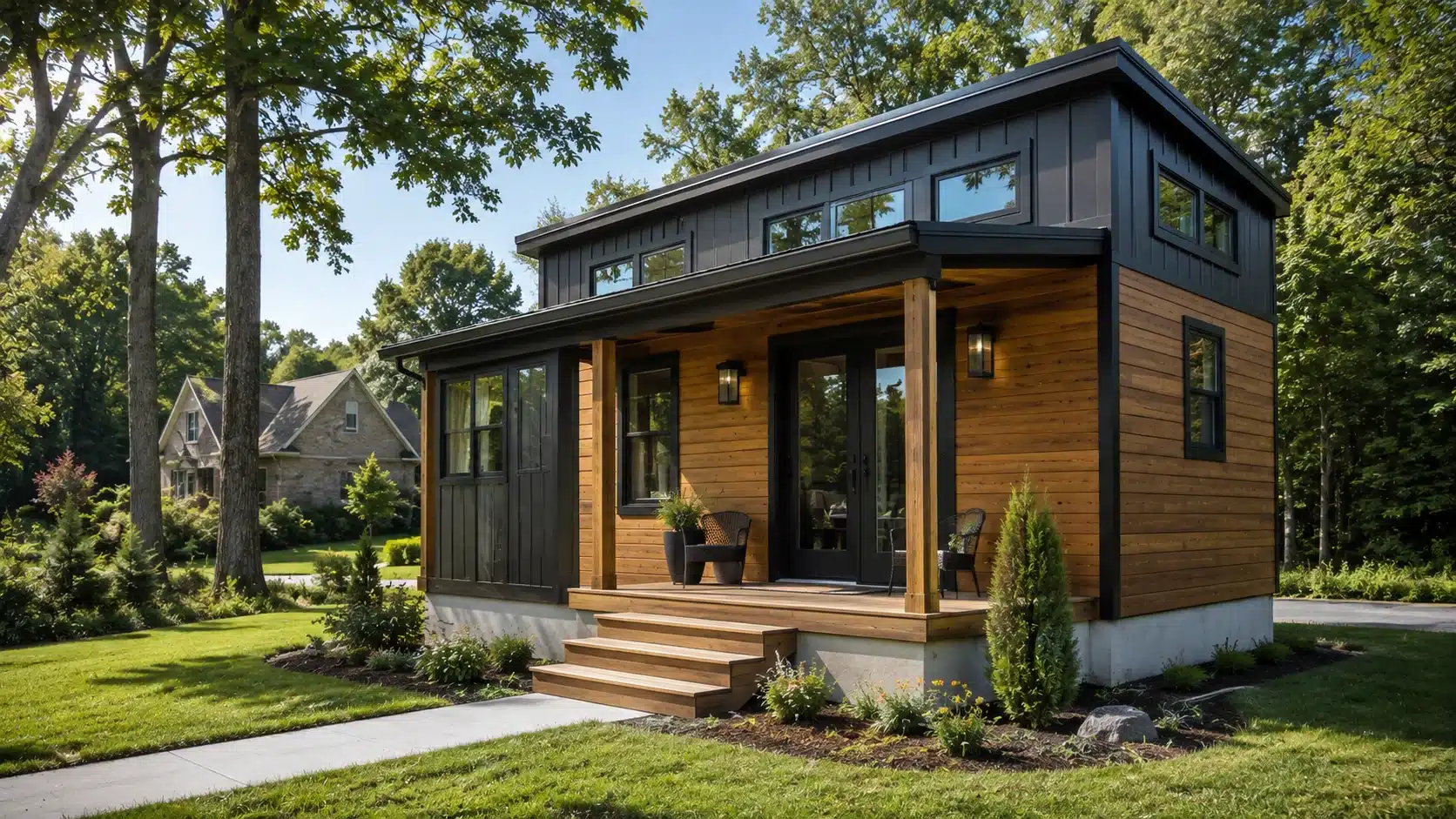 Tiny house on permanent foundation in Tennessee