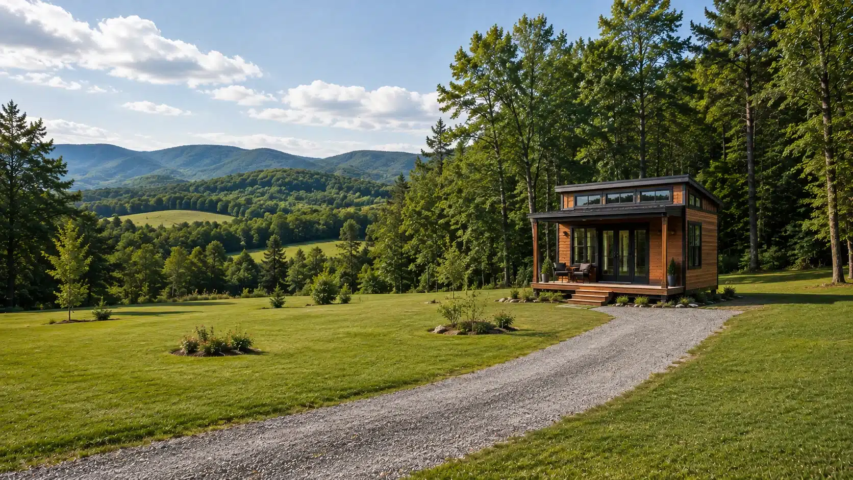 Tiny house on rural property in North Carolina