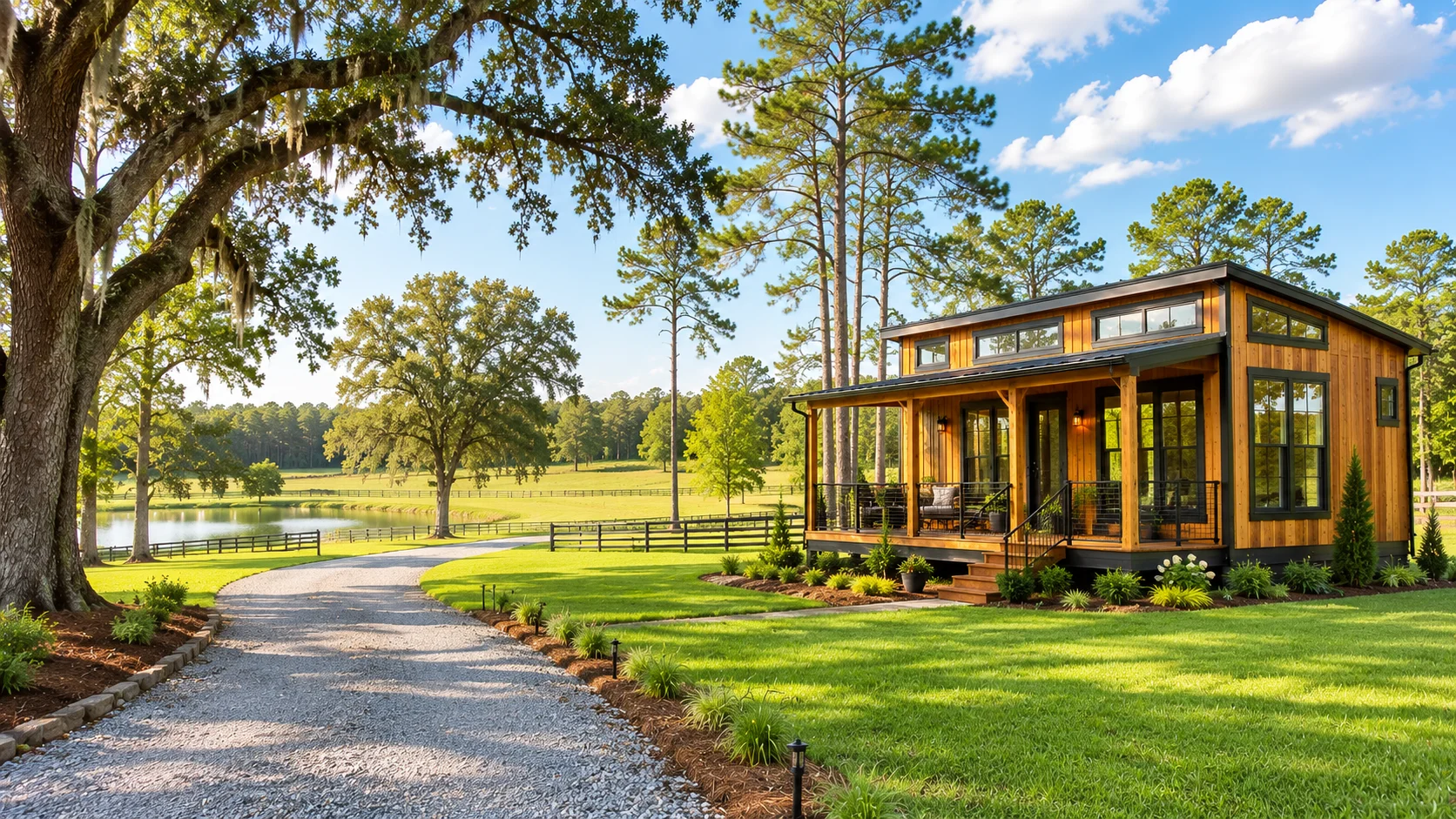 Tiny house on rural property in South Carolina