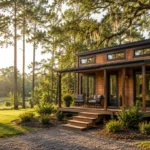 Modern tiny house in South Carolina countryside