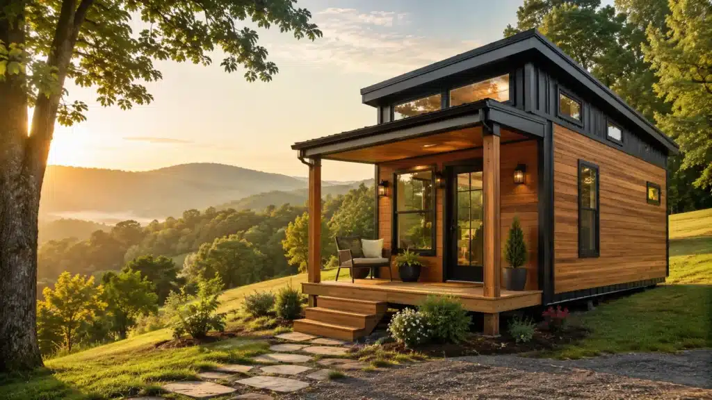 Tiny house in Tennessee countryside