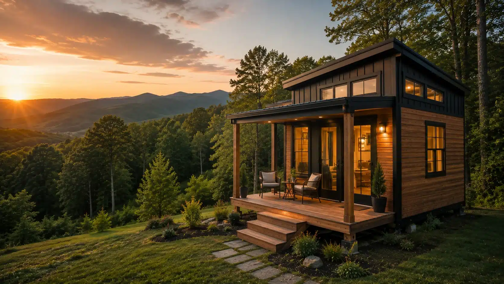 Tiny house living in Tennessee
