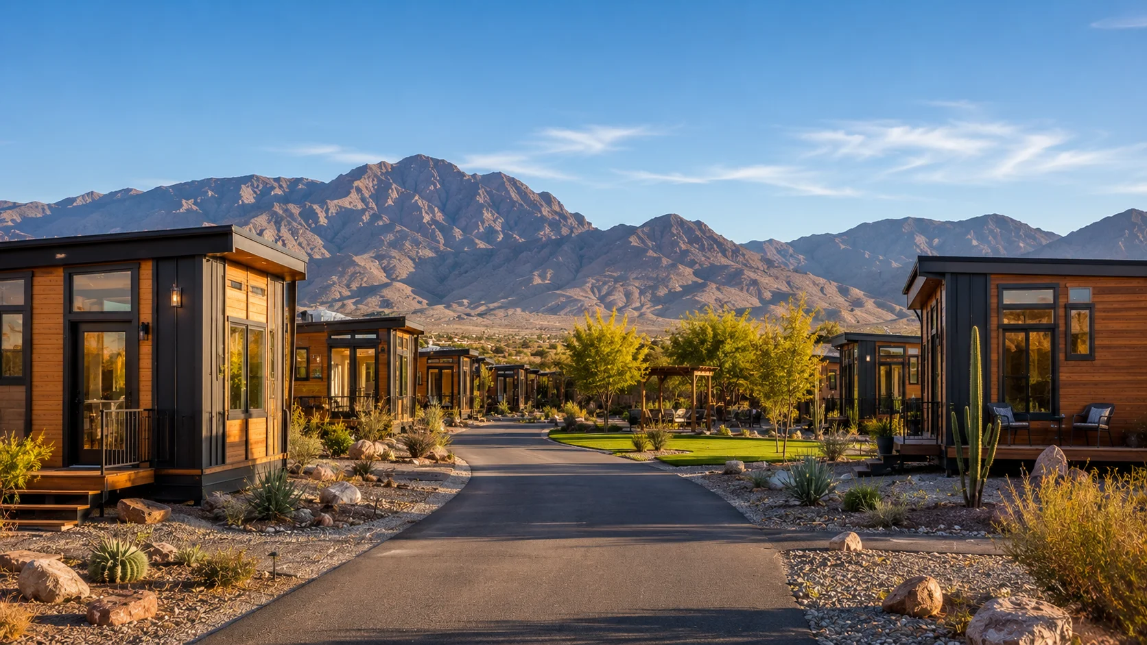 Tiny house community in Nevada