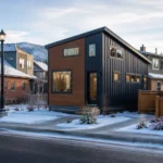 Tiny house in a Colorado residential town