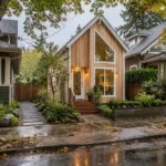 Tiny house in a Portland Oregon neighbourhood