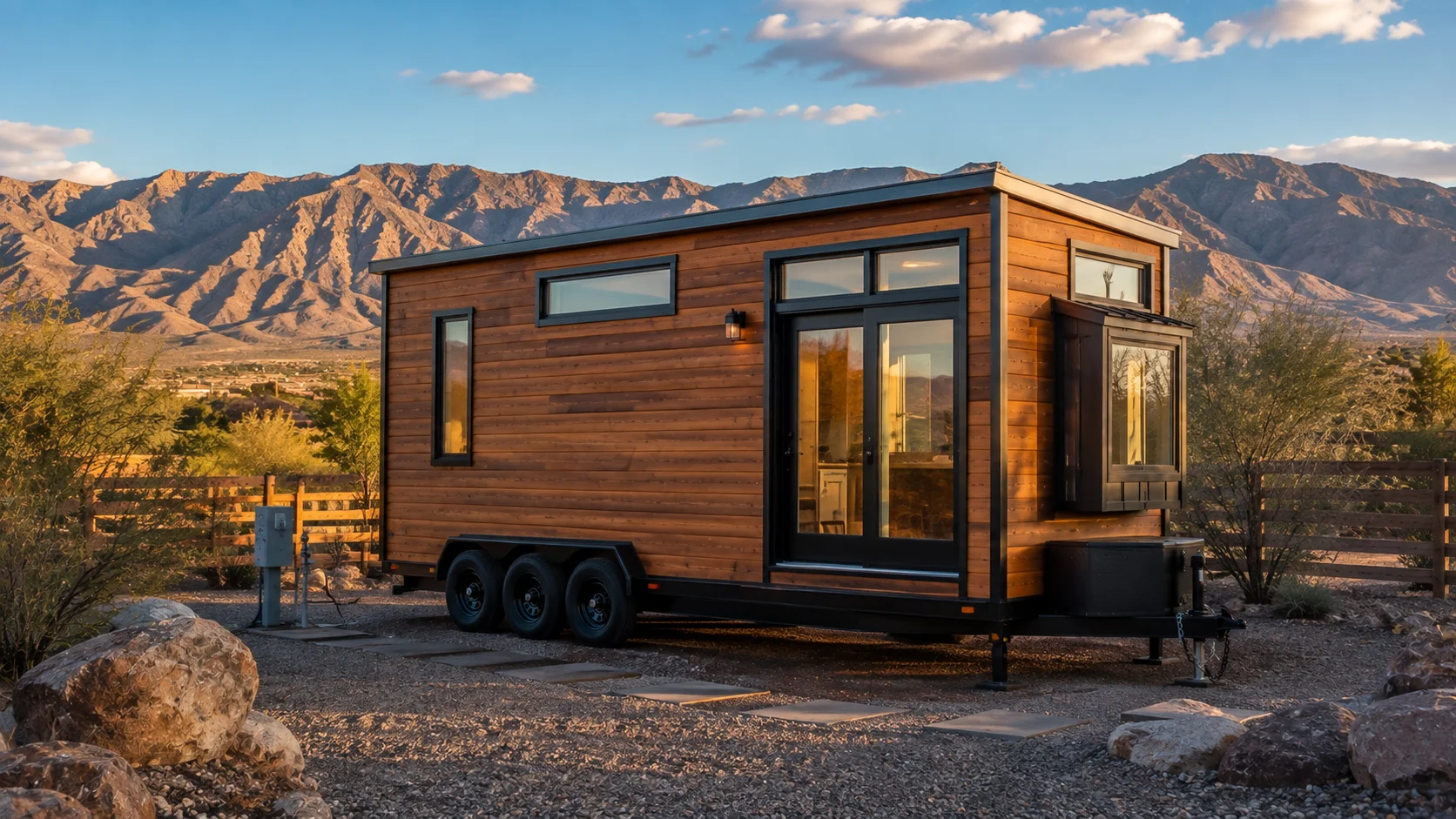 Tiny house on wheels in Nevada