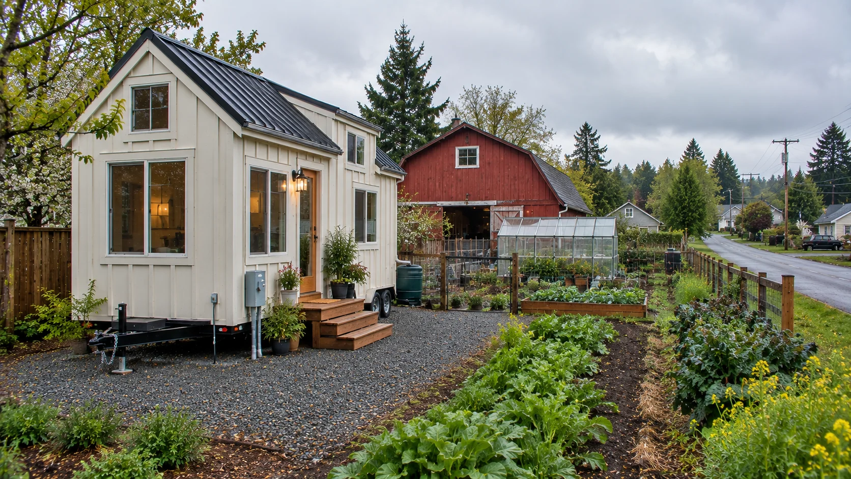 Tiny house on wheels in Oregon