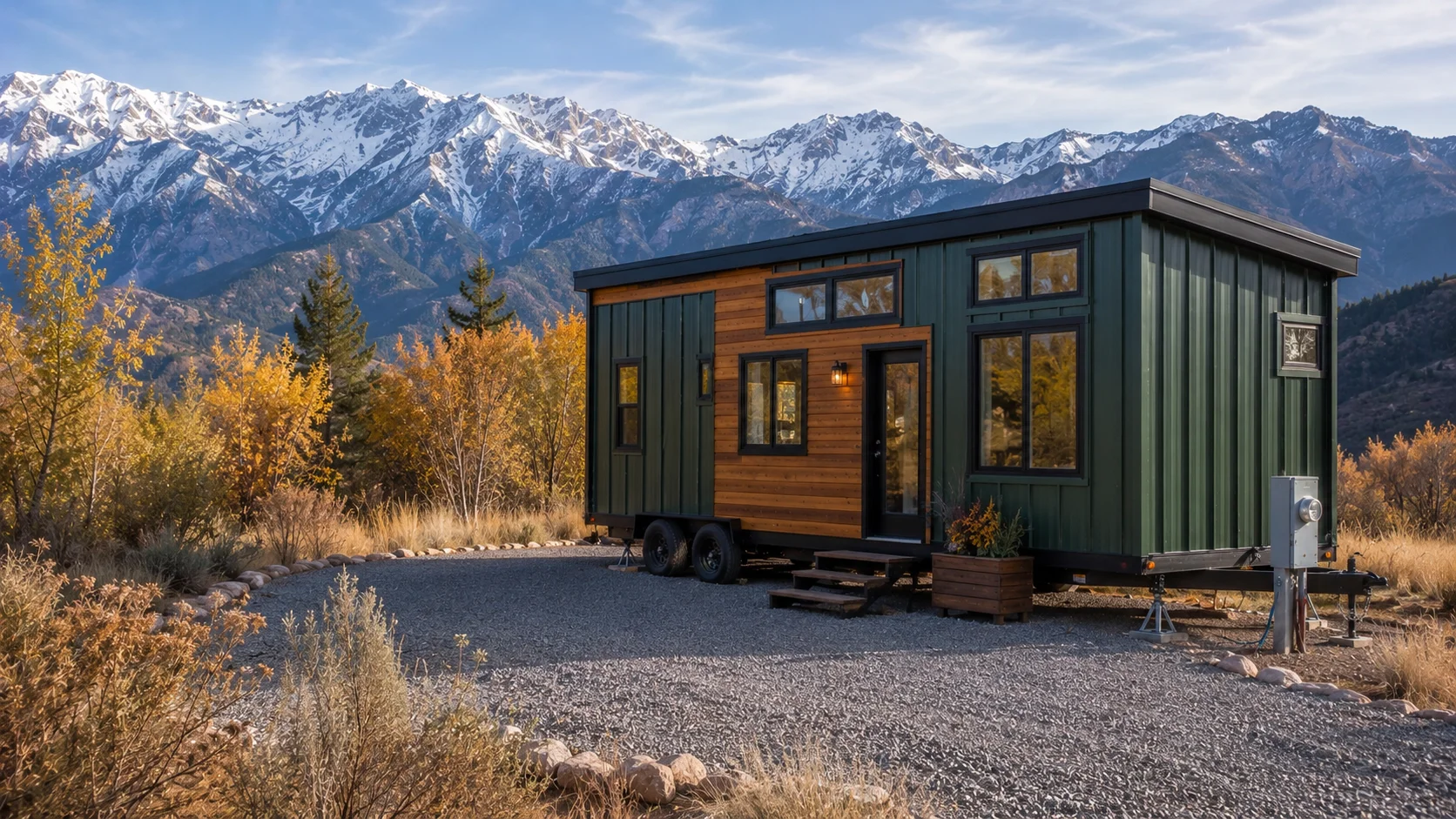 Tiny house on wheels in Utah