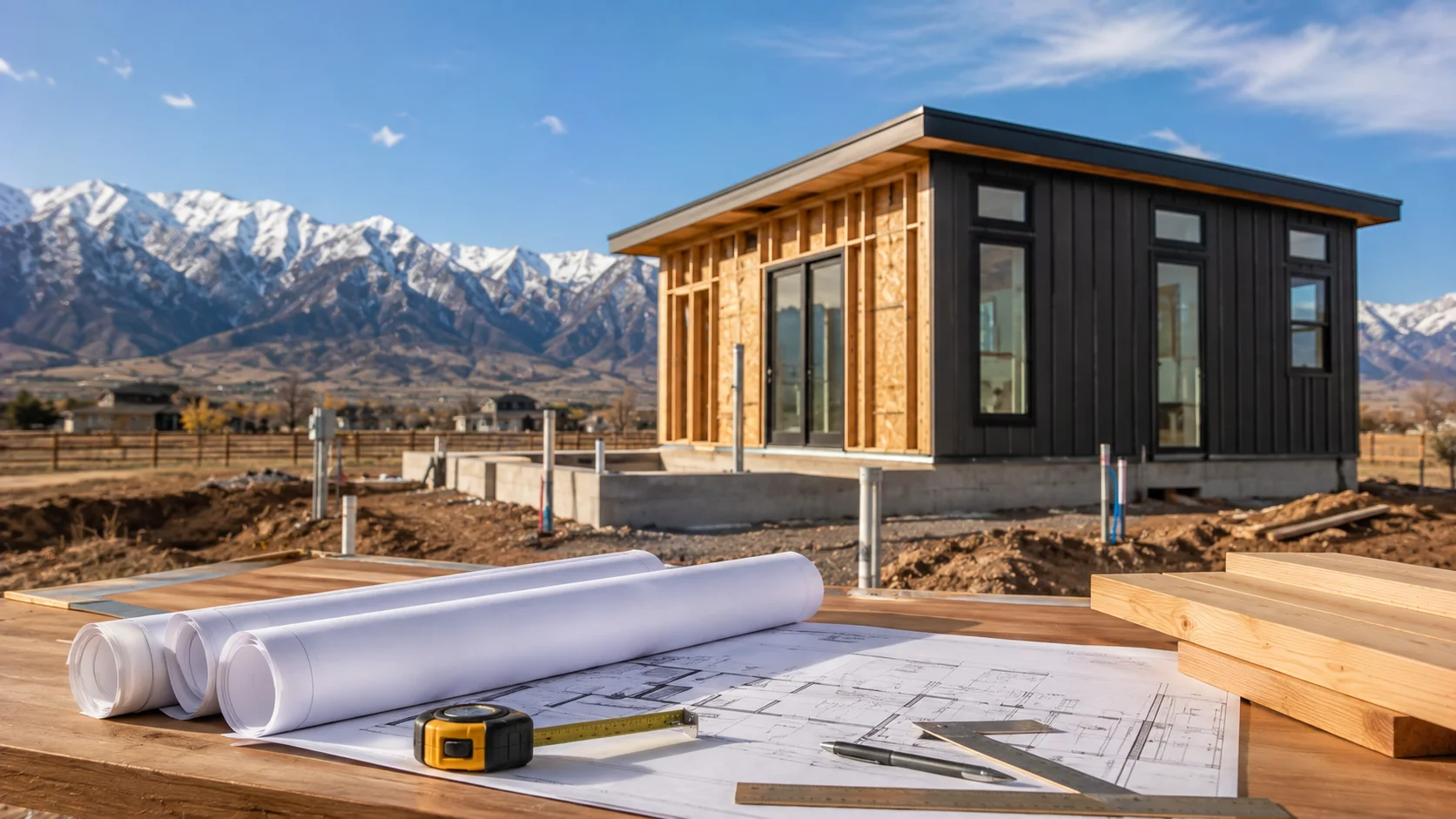 Tiny house building and permit planning in Utah