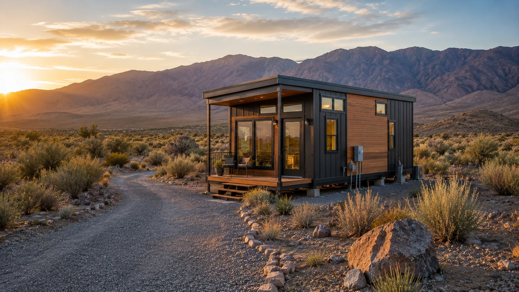 Tiny house on private land in Nevada